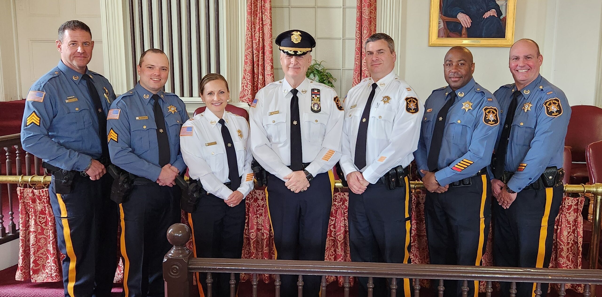 Morris County Sheriff promotes six officers in ceremony at courthouse ...