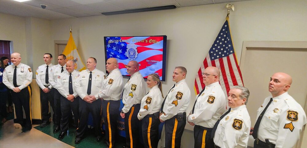 Sheriff Gannon promotes 11 officers at Morris County Correctional ...