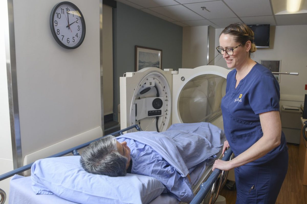 Hyperbaric oxygen therapy helps cancer patient WRNJ Radio
