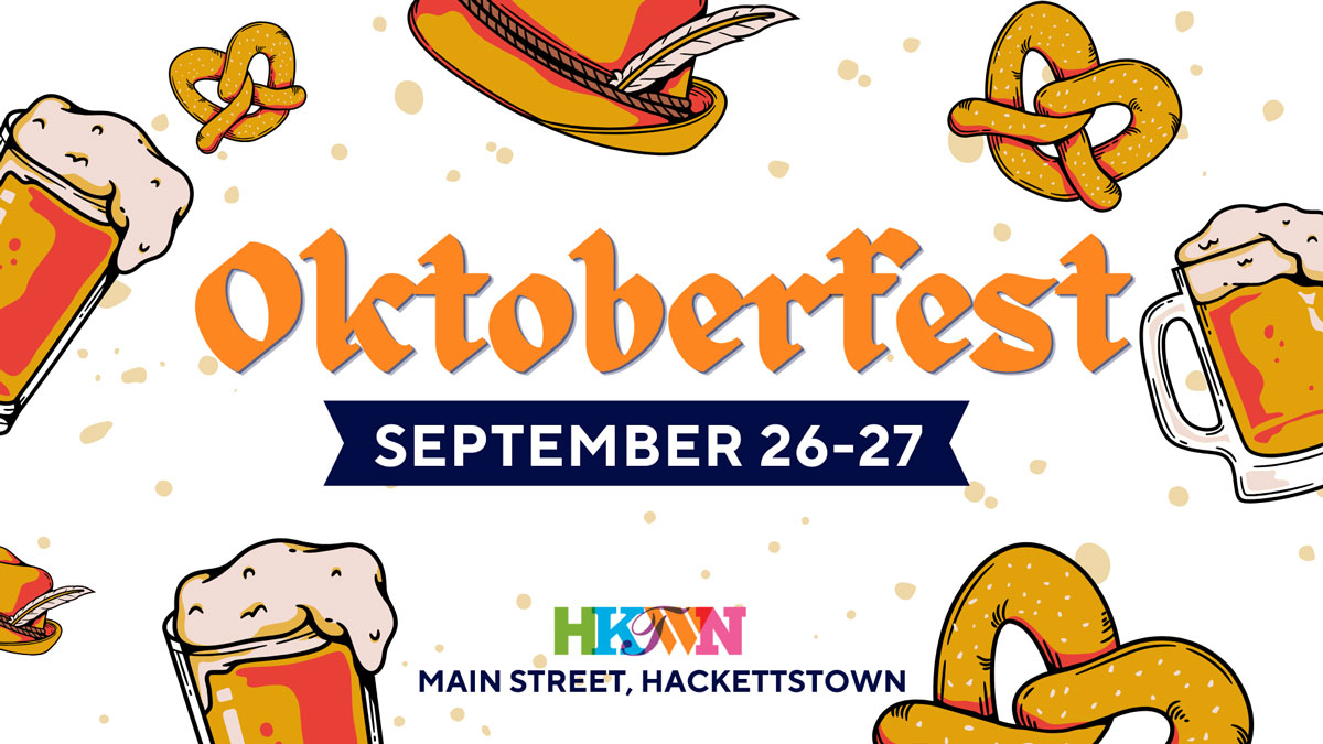 Hackettstown Oktoberfest banner.