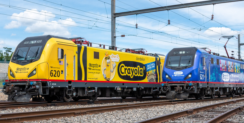 Amtrak, Crayola launch family-focused travel partnership for