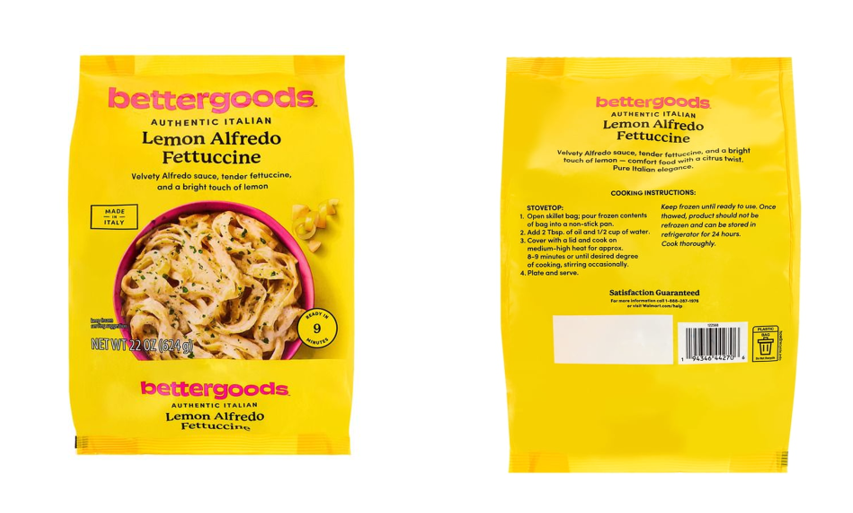 Frozen fettuccine sold at Walmart recalled over possible Listeria contamination