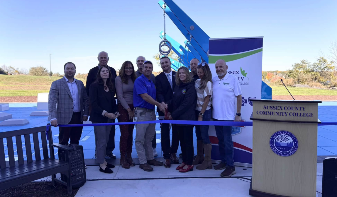 New outdoor fitness center opens at Sussex County Community College