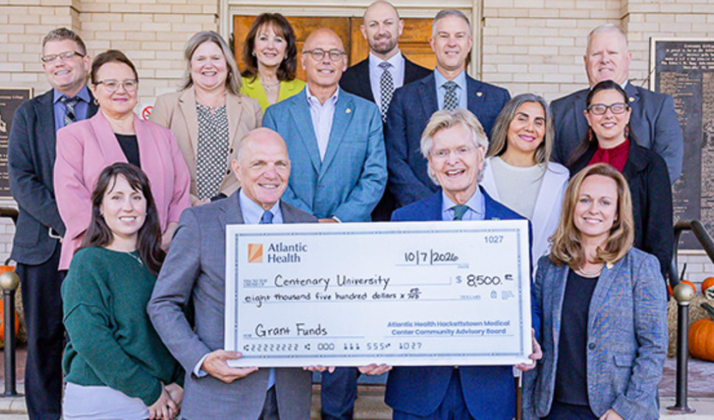 Centenary University receives $8,500 grant from Hackettstown Medical Center Community Advisory Board