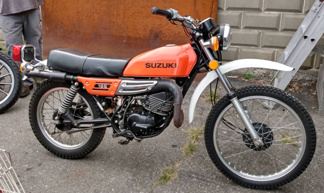 1977 SUZUKI T.S. 185 Motorcycle - WRNJ Radio